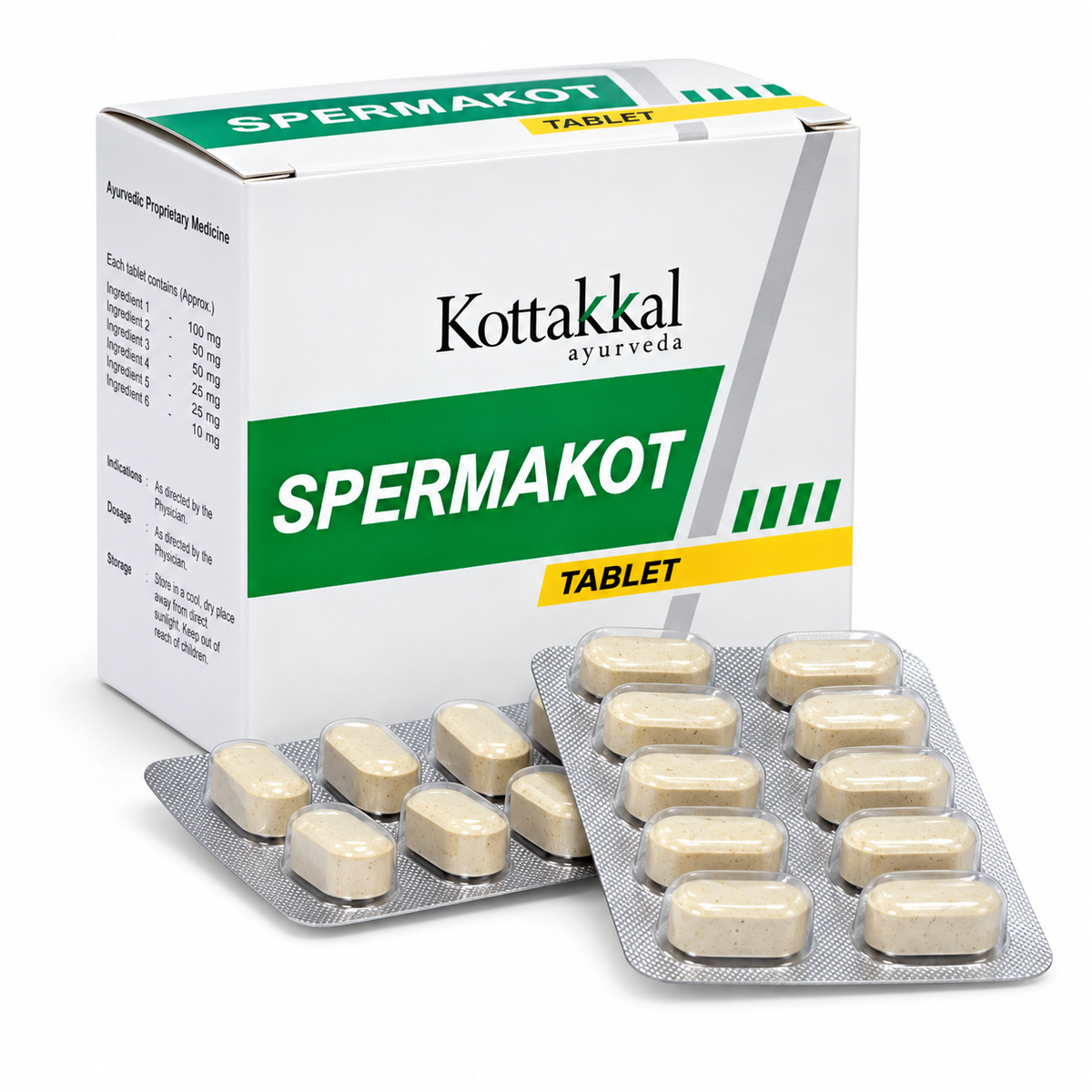 Spermakot Ayurvedic Tablets | Kottakkal