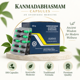 Kanmadabhasmam Capsules – 100 Nos | Kottakkal Ayurveda