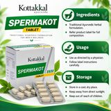 Spermakot Ayurvedic Tablets | Kottakkal