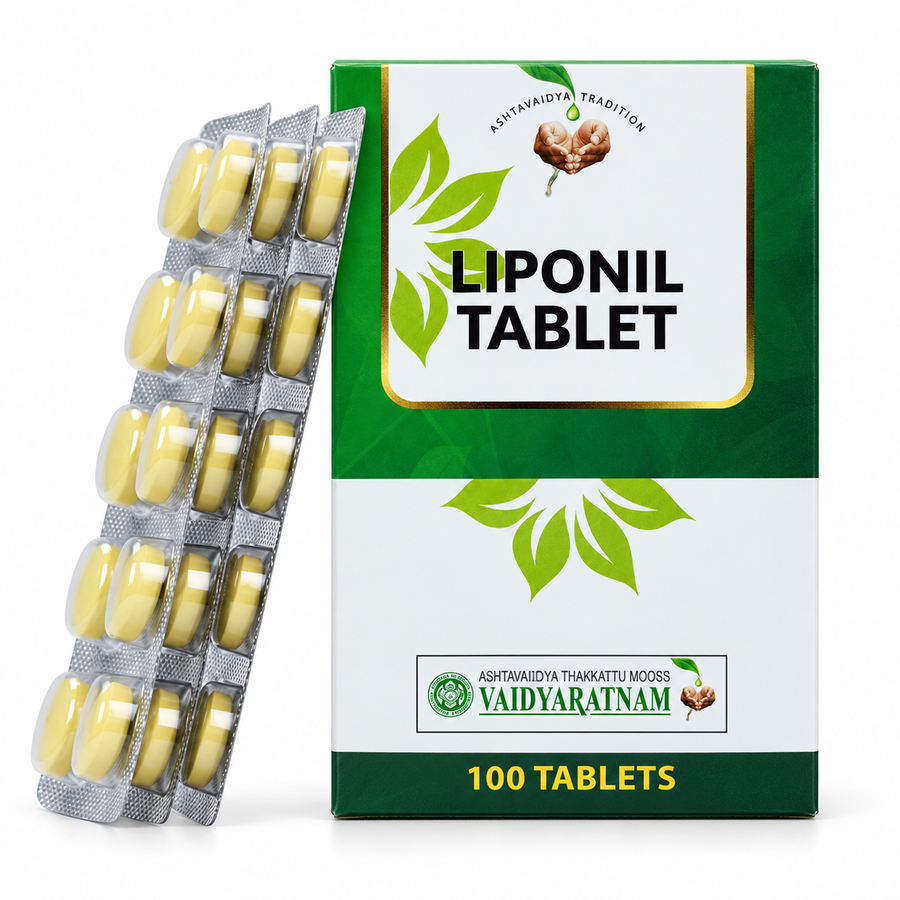 Liponil Tablets – 100 Nos | Vaidyaratnam