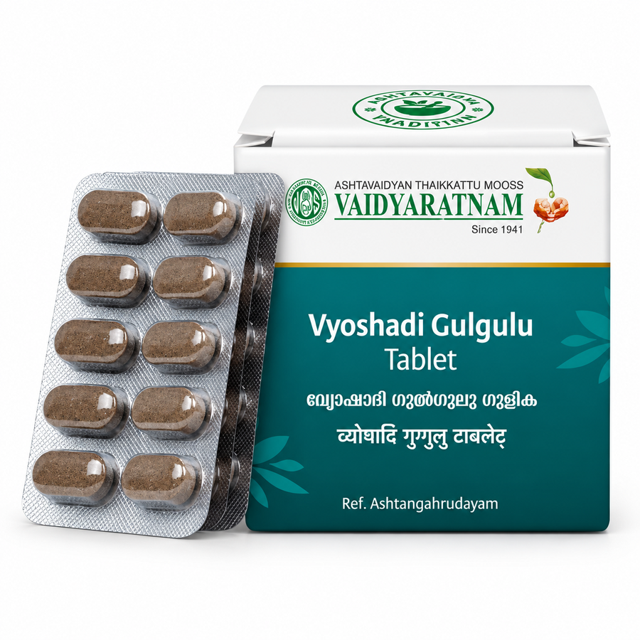 Vyoshadigulgulu Gulika Tablet – 100 Nos | Vaidyaratnam