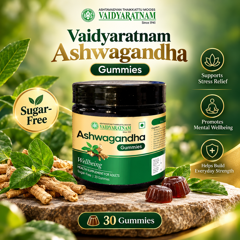 Ashwagandha Gummies – 30 Nos | Vaidyaratnam