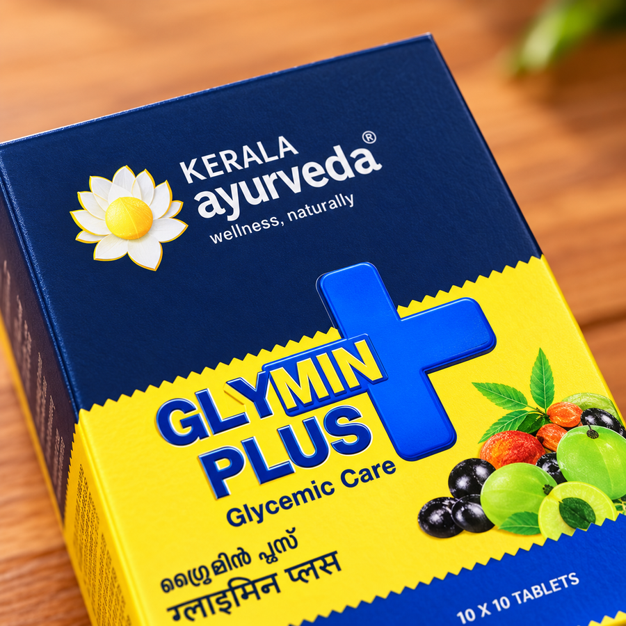 Glymin Plus Tablets – 100 Nos | Kerala Ayurveda