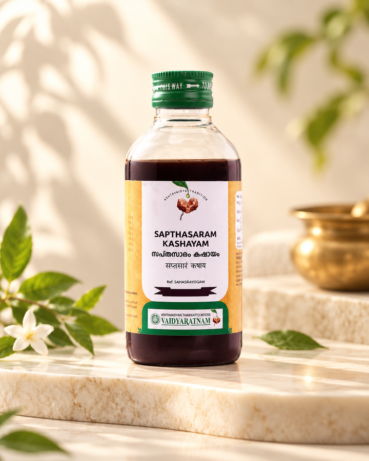 Sapthasaram Kashayam – 200 ML | Vaidyaratnam