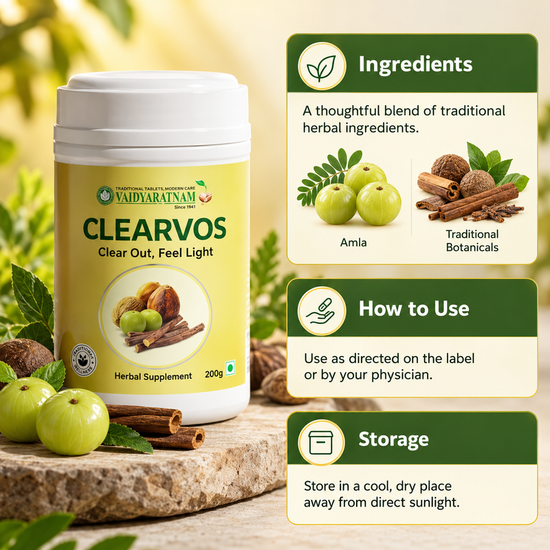 Clearvos – 200 gm | Vaidyaratnam