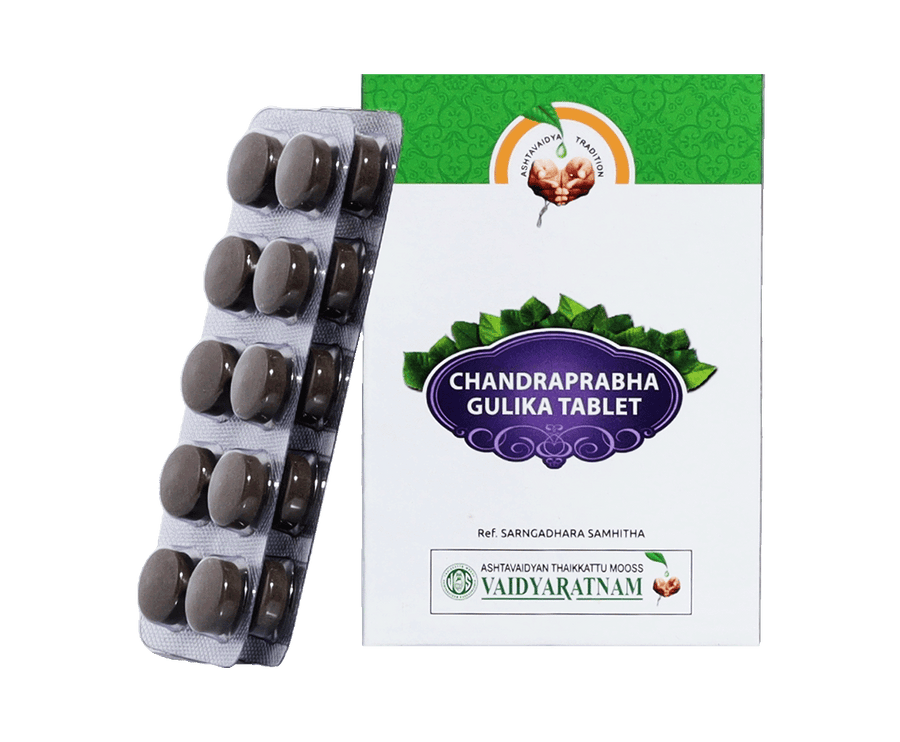 Chandraprabha Gulika Tablet – 100 Nos | Vaidyaratnam