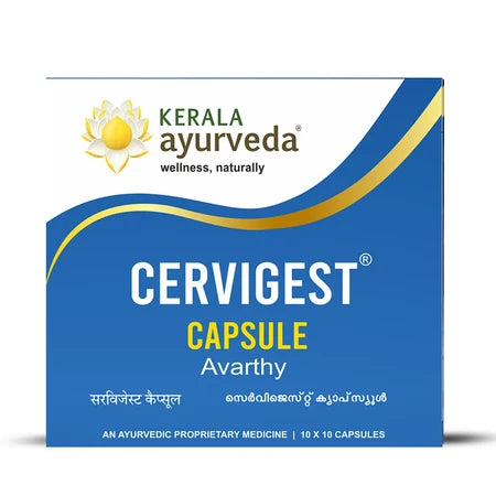 Cervigest Capsule – 100 Nos | Kerala Ayurveda