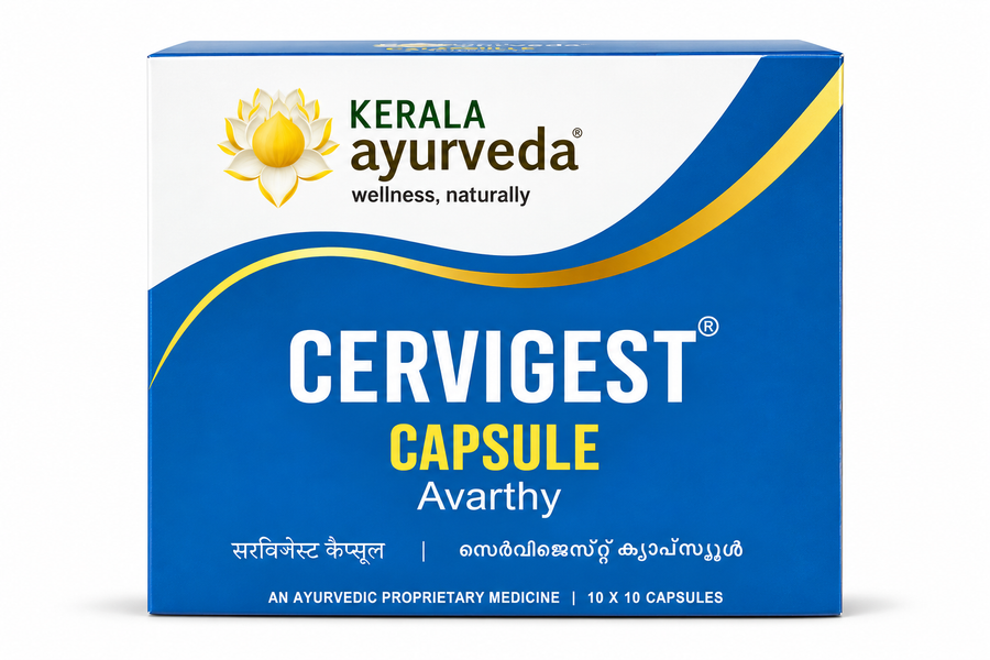 Cervigest Capsule – 100 Nos | Kerala Ayurveda